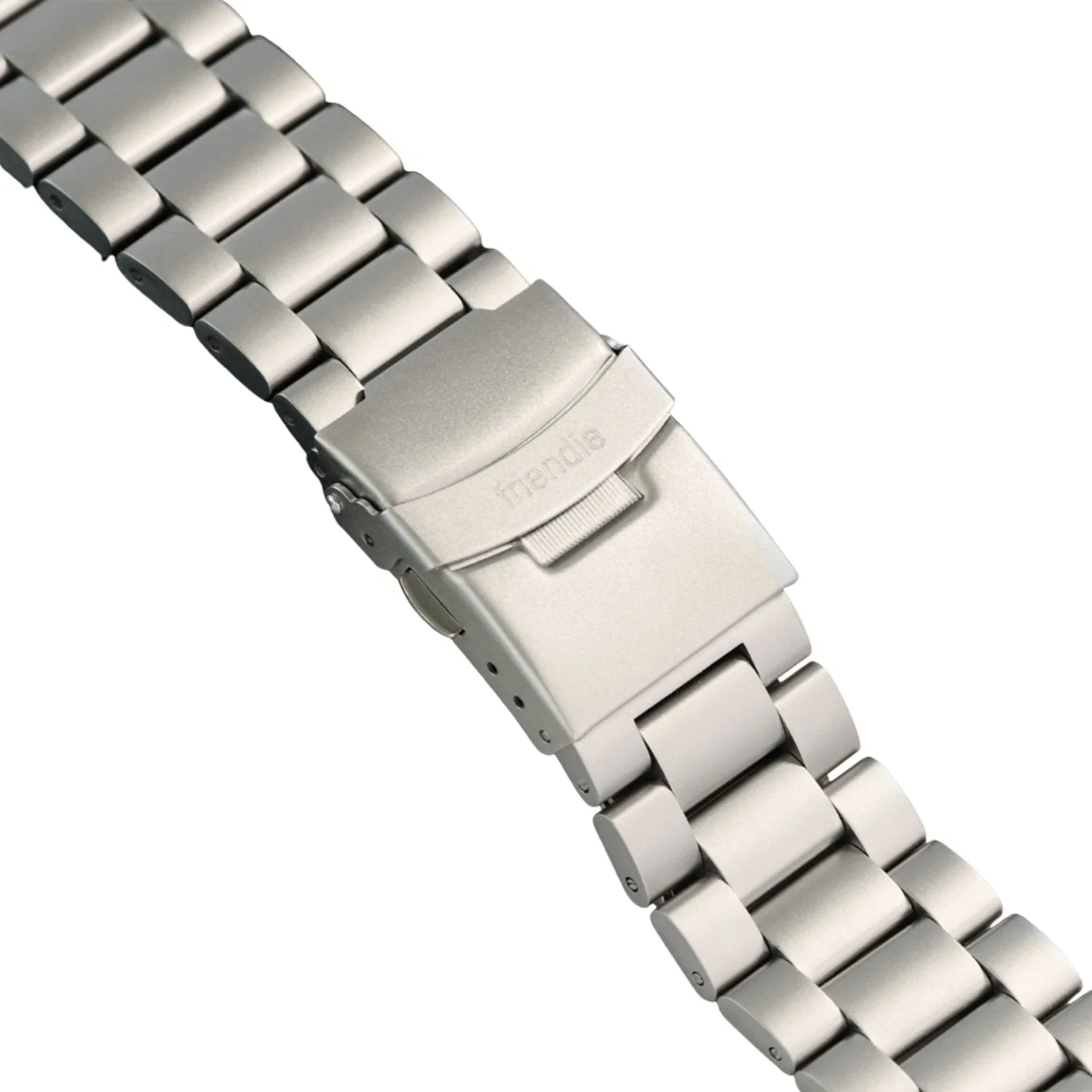 Friendie Stainless Steel Link Bracelet Band (Ultra) – Sydney Ultra Titanium (Apple Watch Ultra, Large) - Image 4