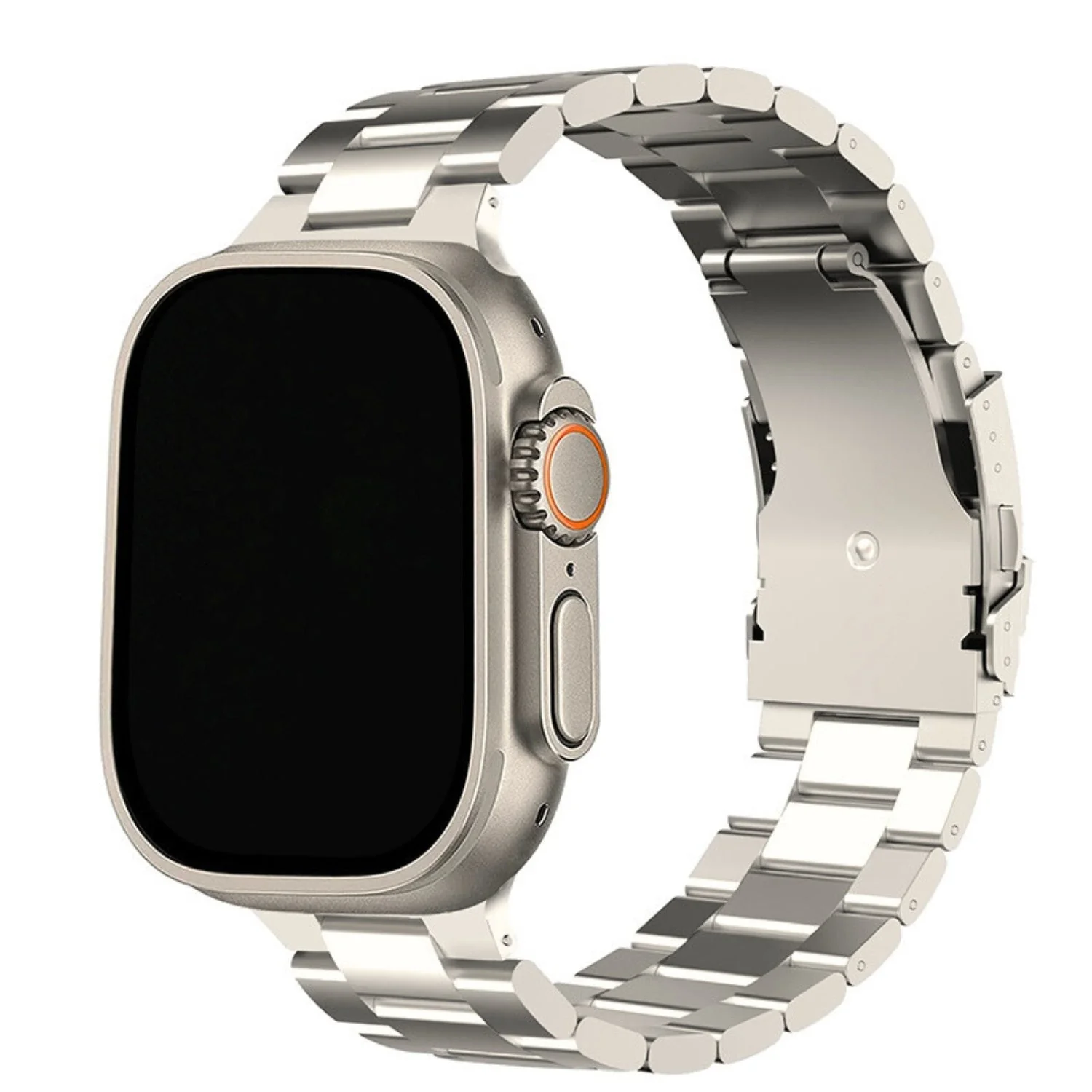 Friendie Stainless Steel Link Bracelet Band (Ultra) – Sydney Ultra Titanium (Apple Watch Ultra, Large) - Image 7