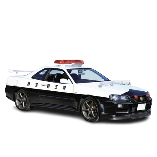 Fujimi 1/24 Nissan Skyline GT-R R34 Police Car (ID-87)