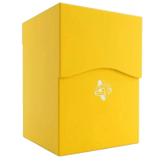 Gamegenic Deck Holder Holds 100 Sleeves Deck Box Cards (Yellow)