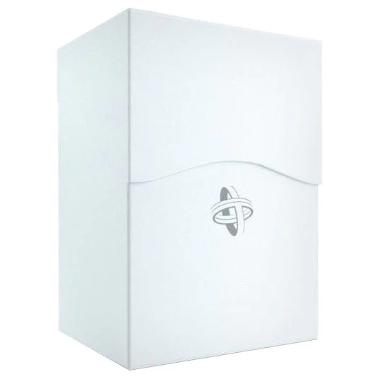 Gamegenic Deck Holder Holds 80 Sleeves Deck Box Cards (White)