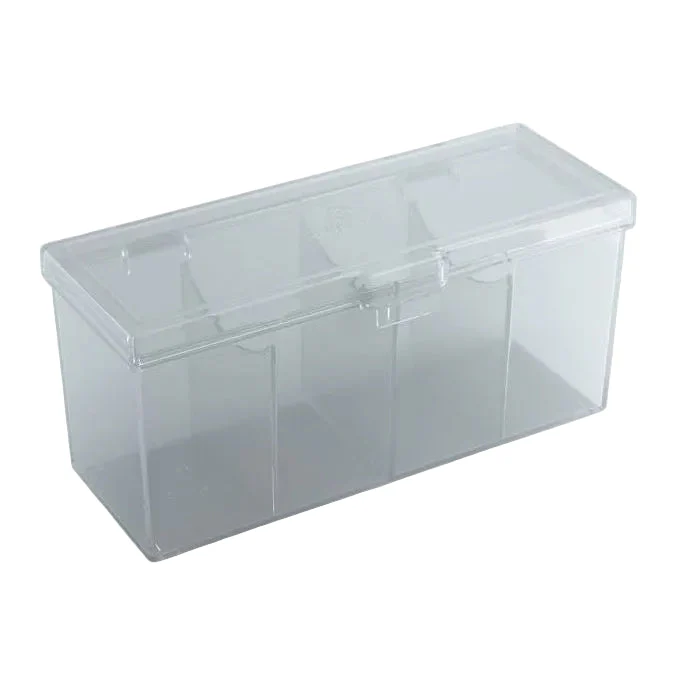 Gamegenic Fourtress Holds 320 Sleeves Deck Box Cards (Clear)