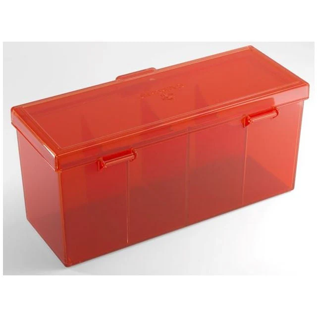 Gamegenic Fourtress Holds 320 Sleeves Deck Box Cards (Red) - Image 2