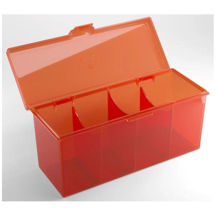 Gamegenic Fourtress Holds 320 Sleeves Deck Box Cards (Red) - Image 3
