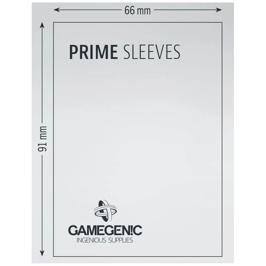 Gamegenic Prime Card Sleeves 66mmx91mm 100 Sleeves Per Pack (Orange) - Image 3