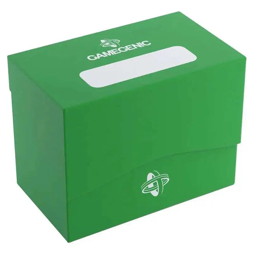 Gamegenic Side Holder Holds 80 Sleeves Deck Box (Green Cards)
