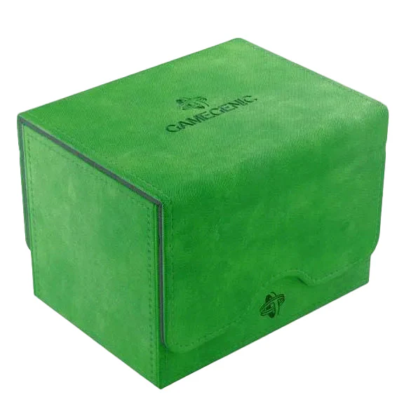 Gamegenic Sidekick Holds 100 Sleeves Convertible Deck Box Green Cards