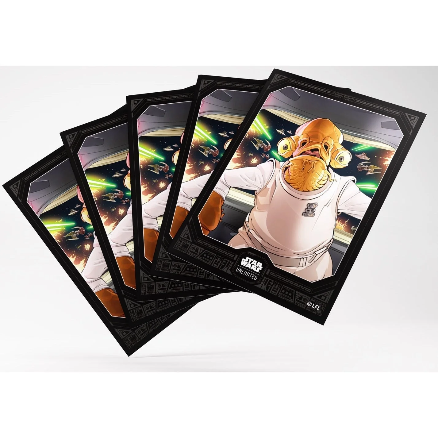 Gamegenic Star Wars Unlimited Art Sleeves - Admiral Ackbar - Image 3