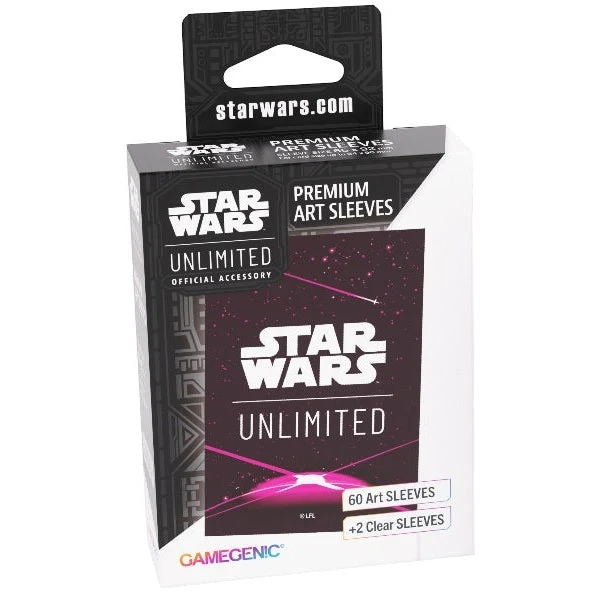 Gamegenic Star Wars Unlimited Art Sleeves - Card Back Magenta - Image 4