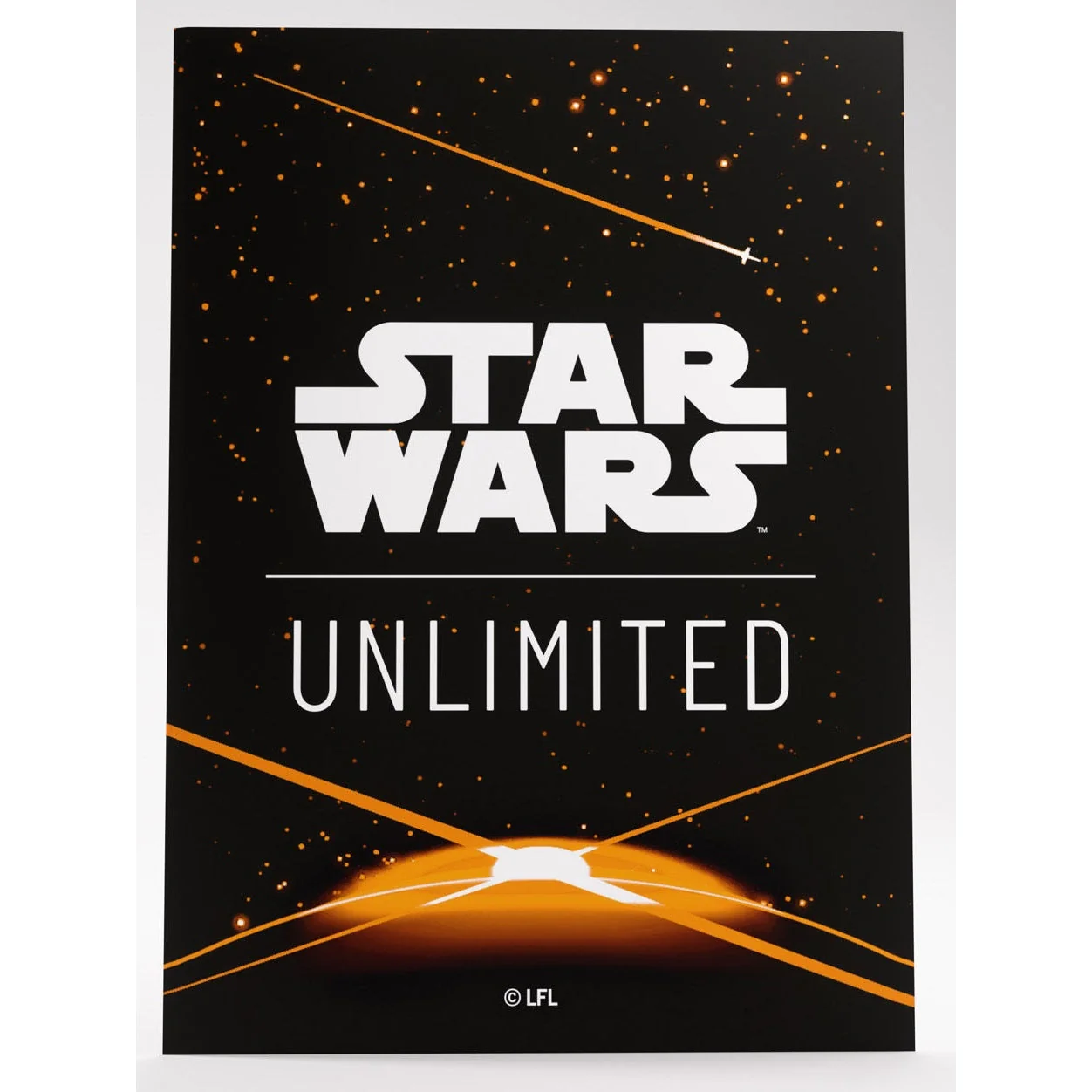 Gamegenic Star Wars Unlimited Art Sleeves - Card Back Orange - Image 2