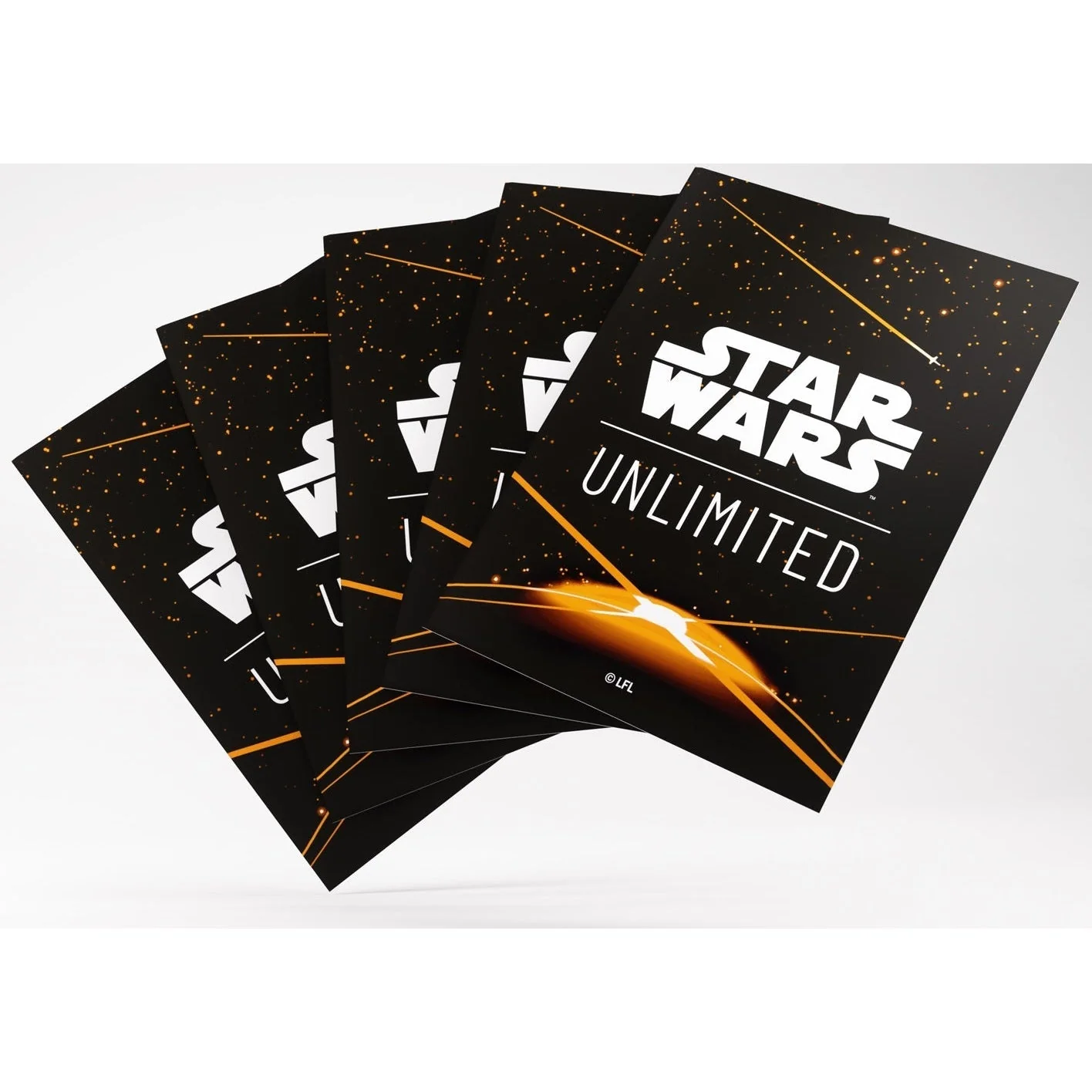 Gamegenic Star Wars Unlimited Art Sleeves - Card Back Orange - Image 3