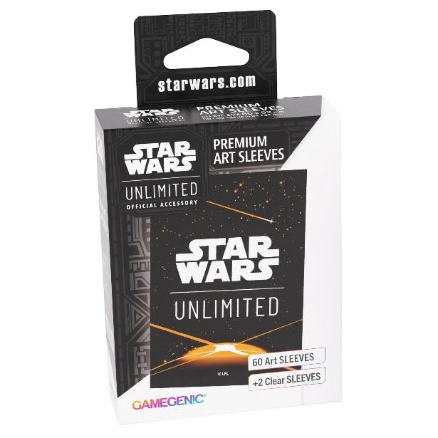 Gamegenic Star Wars Unlimited Art Sleeves - Card Back Orange - Image 4