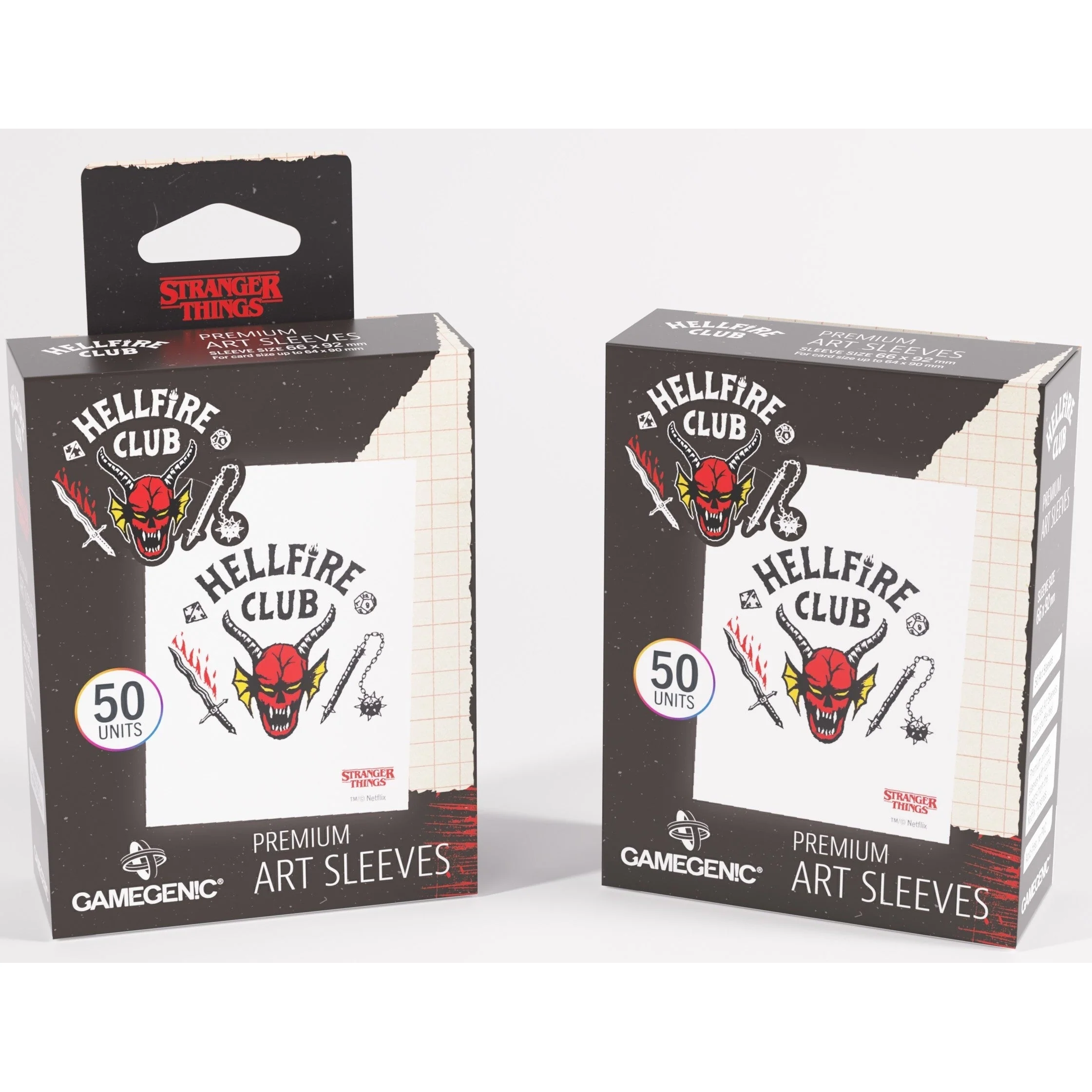 Gamegenic Stranger Things - Hellfire Club Art Sleeves Hellfire Club