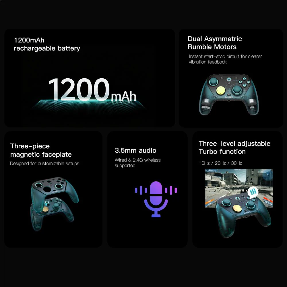 GameSir G7 Pro 8K Aimlabs Edition Wireless eSports Controller for PC - Image 11