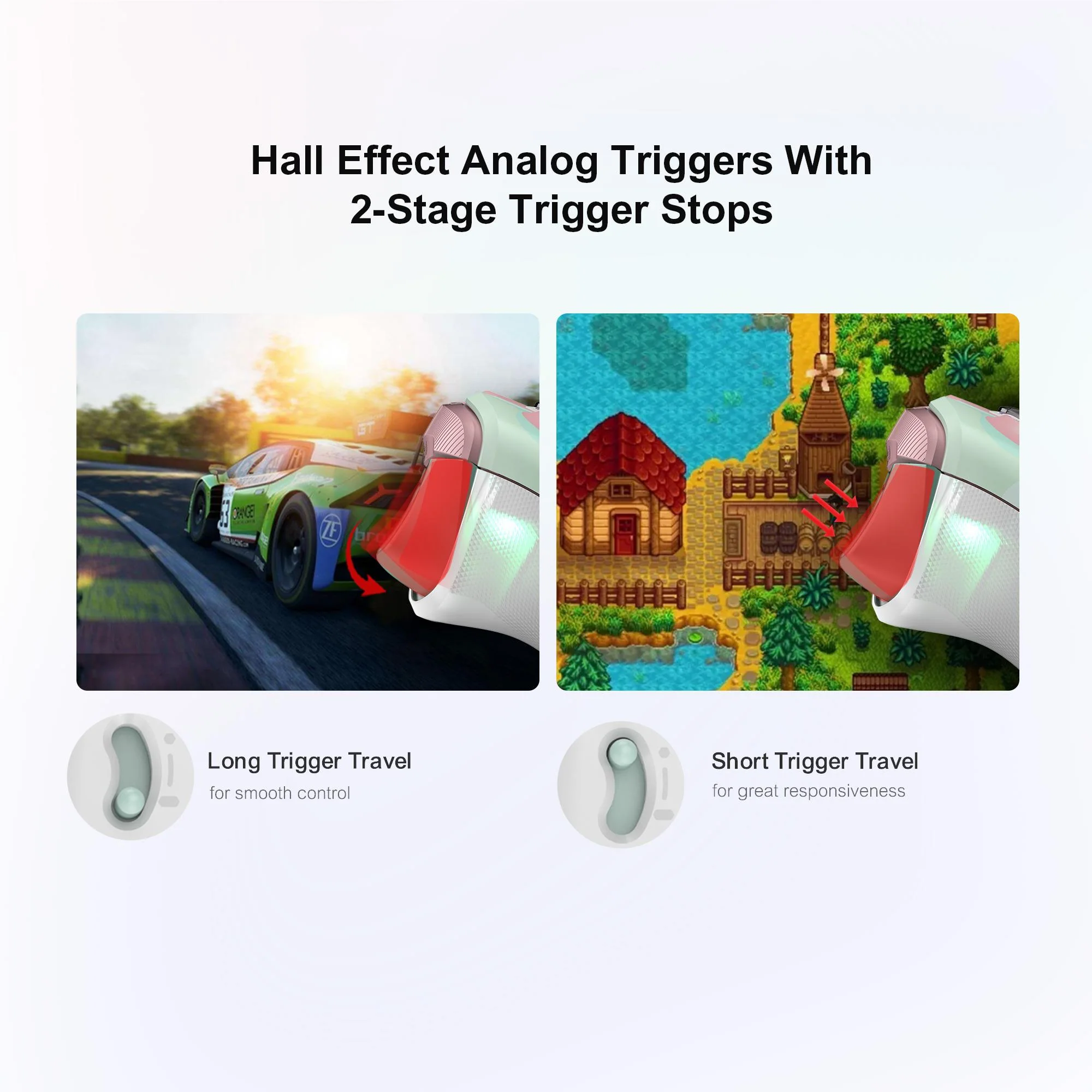 GameSir T7 Pro Wireless Controller for Xbox (Sugar Whirl) - Image 9