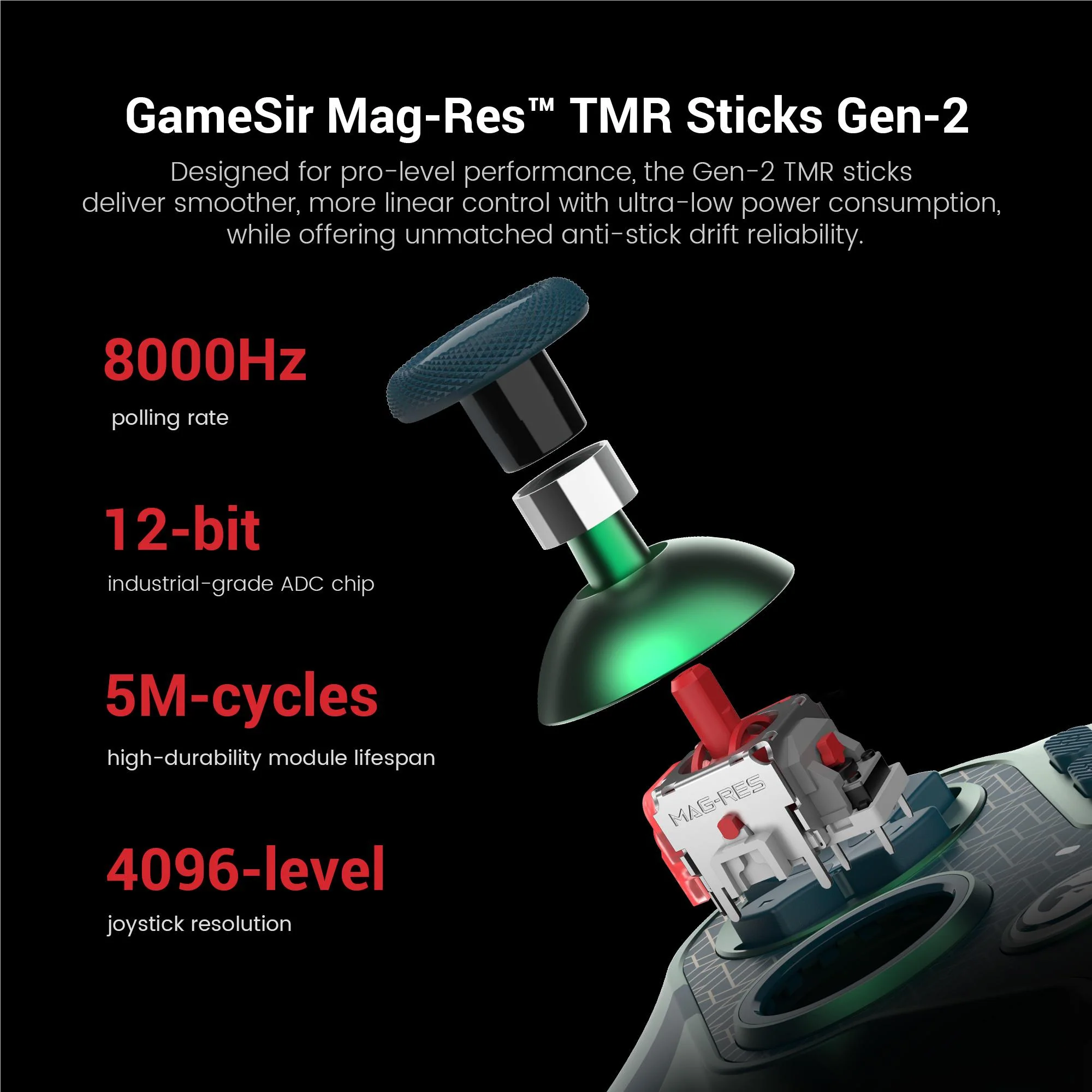 GameSir Tarantula 8K Wired Esports Controller for PC (MenaRD Edition) - Image 11