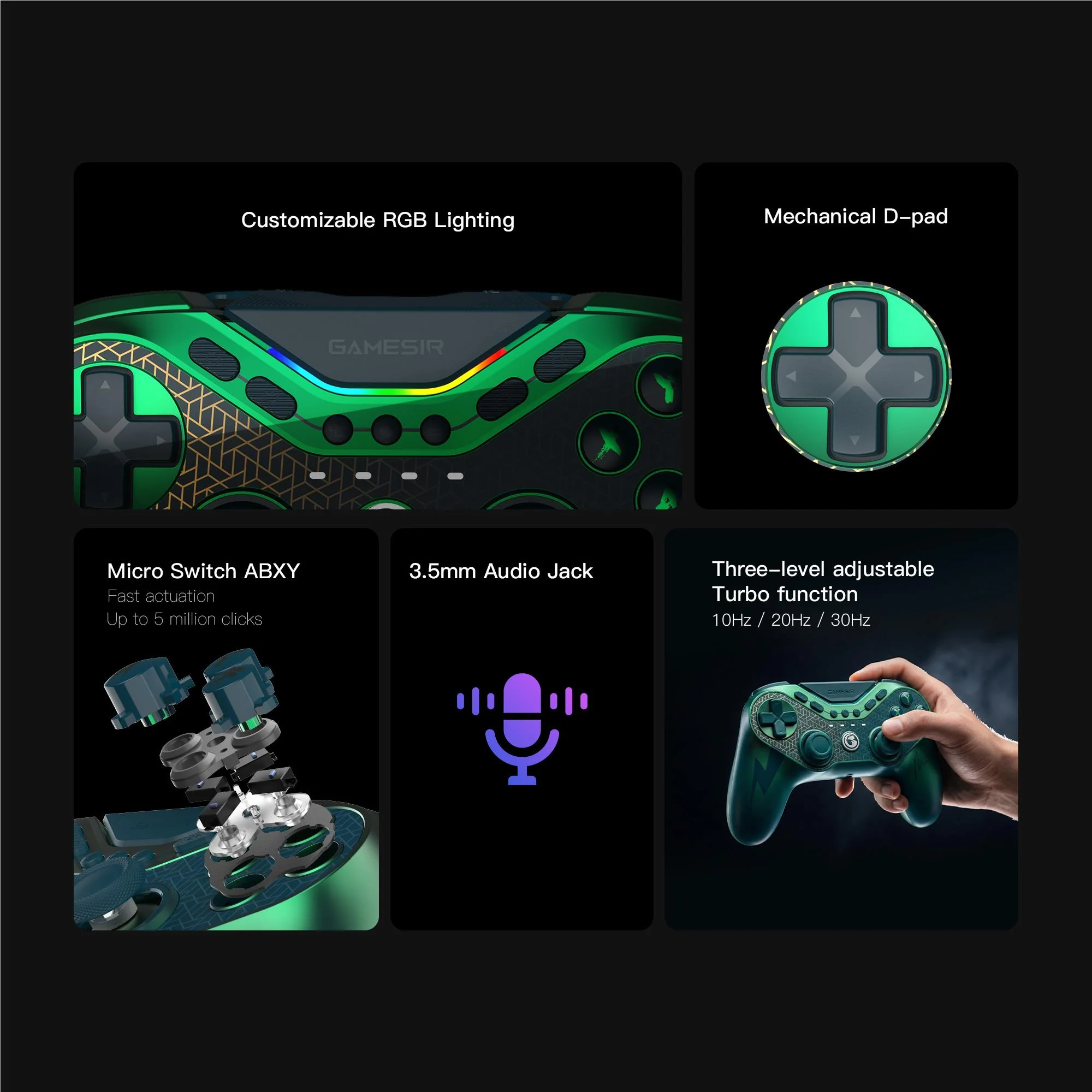 GameSir Tarantula 8K Wired Esports Controller for PC (MenaRD Edition) - Image 14