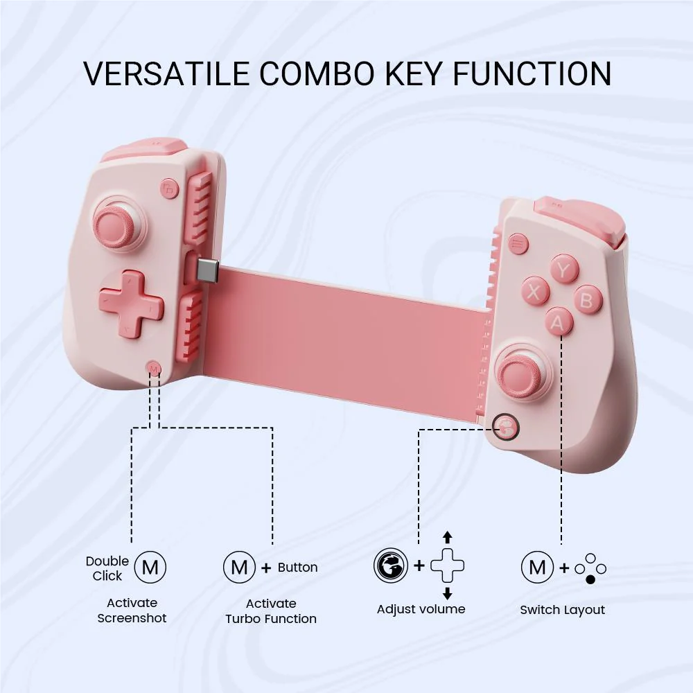 GameSir X5 Lite Mobile Controller (Pink) - Image 10