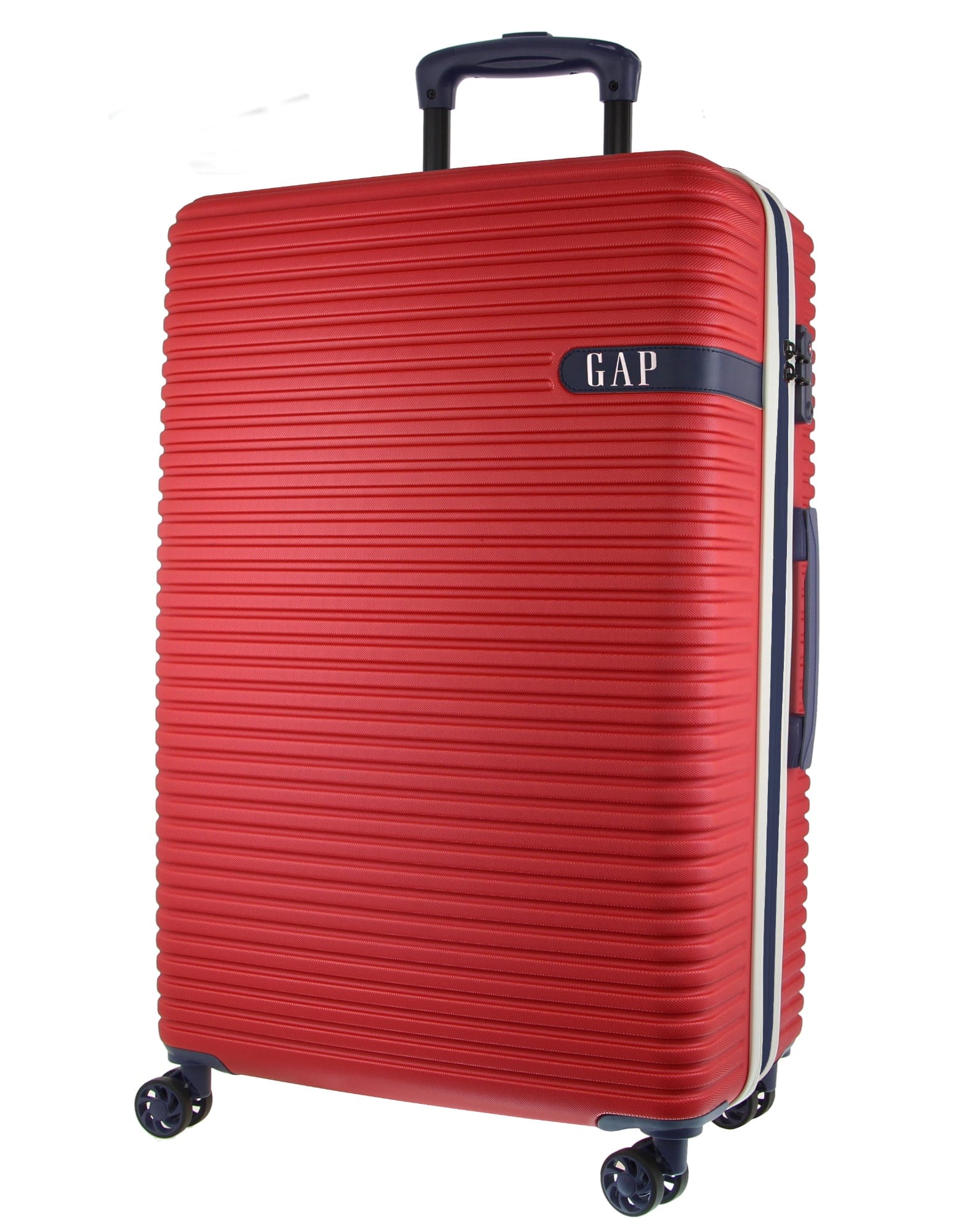 GAP Hard-Shell 4-Wheel Suitcase TSA Lock Large Travel Luggage 76cm Red