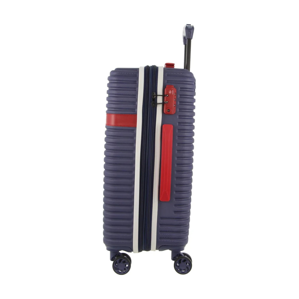 GAP Hard-Shell Suitcase Large Cabin Luggage Set with Tag (Navy) [2-Pieces] - Image 4