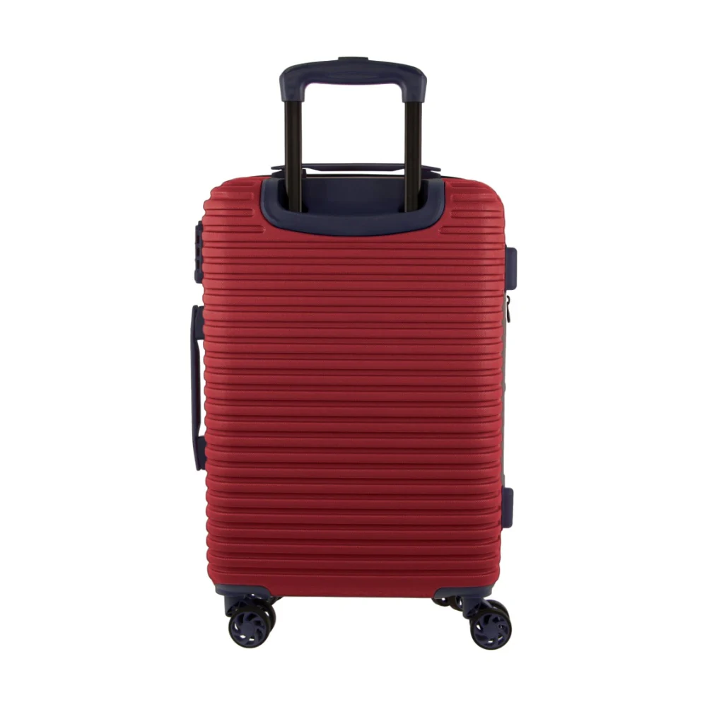 GAP Hard-Shell Suitcase Large Cabin Luggage Set with Tag (Red) [2-Pieces] - Image 6