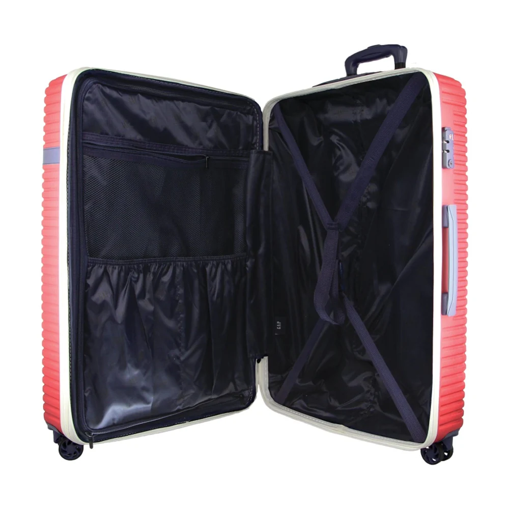 GAP Hard-Shell Suitcase Large Cabin Luggage Set with Tag (Red) [2-Pieces] - Image 8