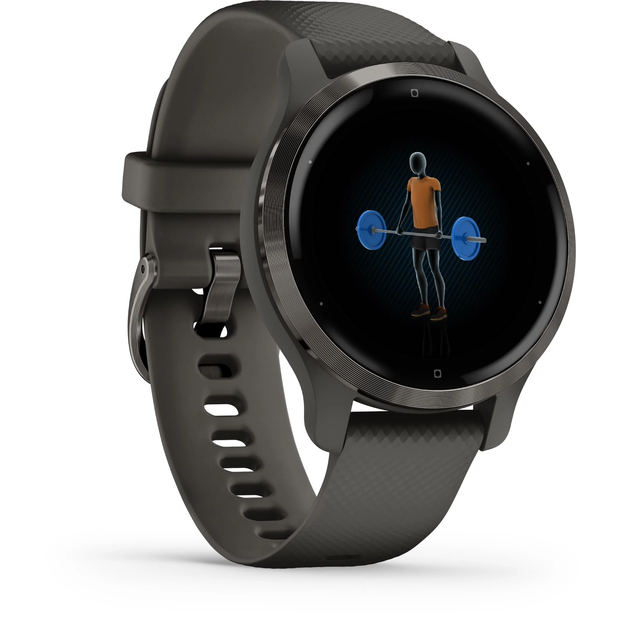Garmin Venu 2S Sports Watch (Slate/Graphite) - Image 3