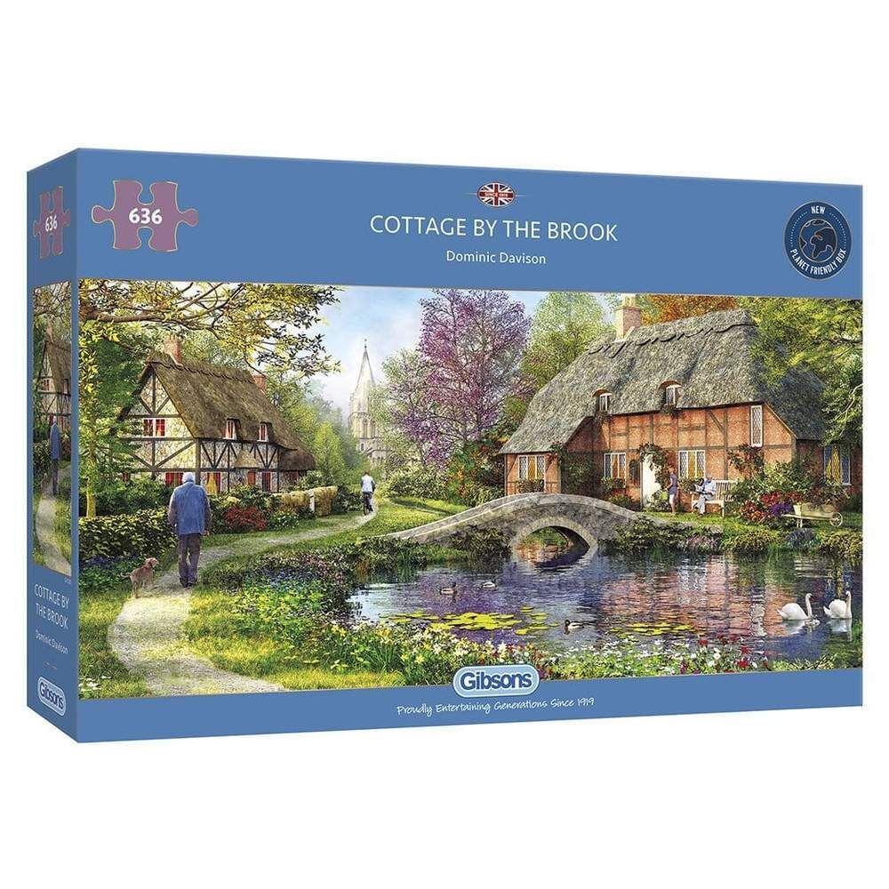 Gibsons 636pc Cottage By The Brook Puzzle