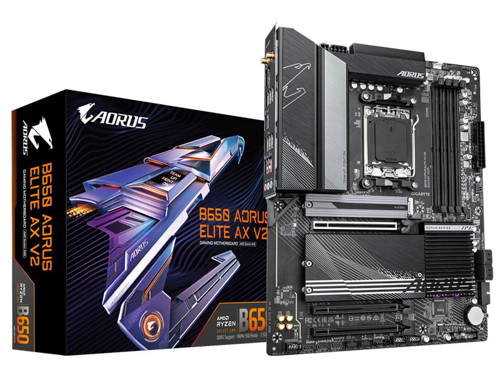 Gigabyte B650 Aorus Elite AX V2 AM5 ATX Motherboard (B650 AORUS ELITE AX V2) - Image 4