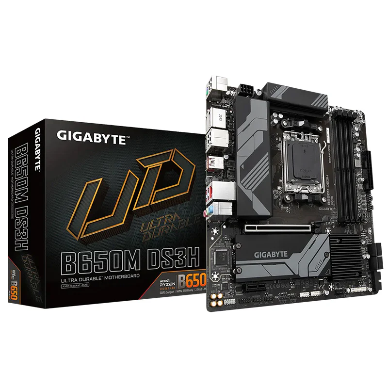 Gigabyte B650M DS3H AM5 mATX Motherboard (B650M DS3H)