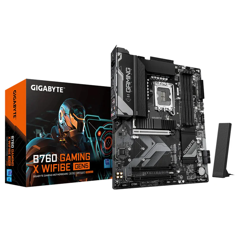 Gigabyte B760 Gaming X WIFI6E GEN5 LGA 1700 ATX Motherboard (B760 GAMING X WIFI6E GEN5)
