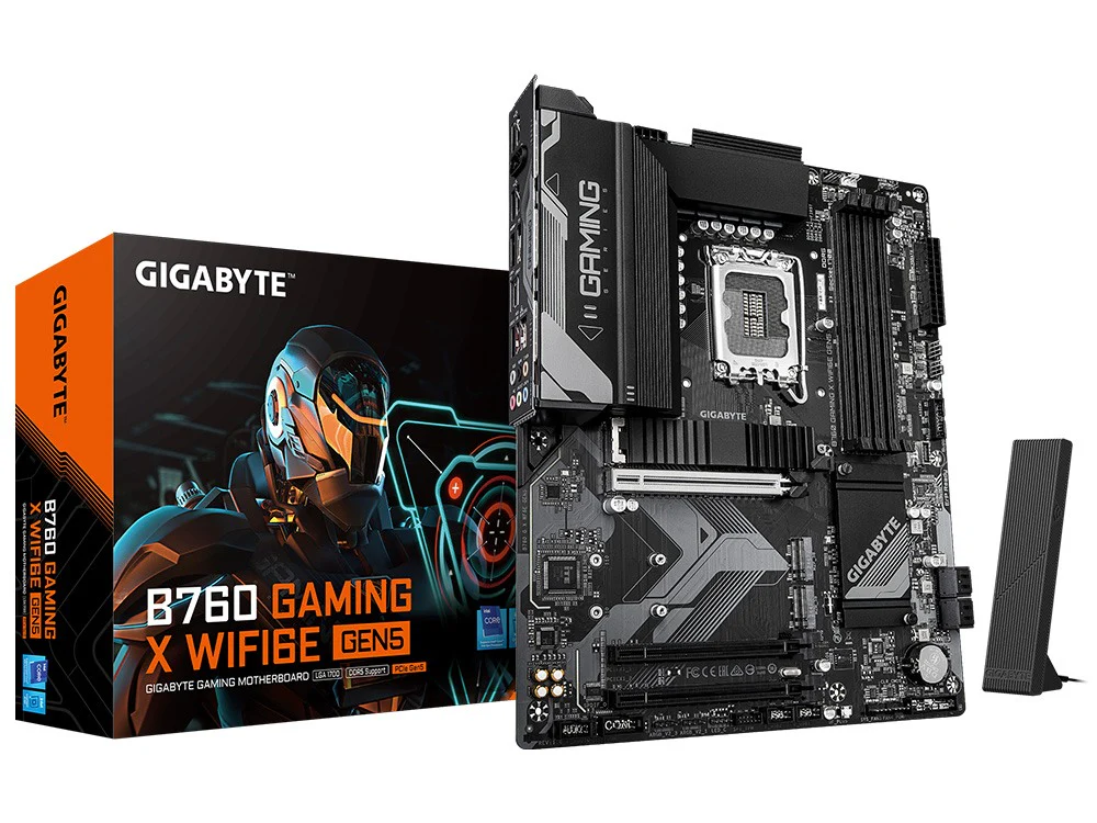 Gigabyte B760 Gaming X WIFI6E GEN5 LGA 1700 ATX Motherboard (B760 GAMING X WIFI6E GEN5) - Image 4