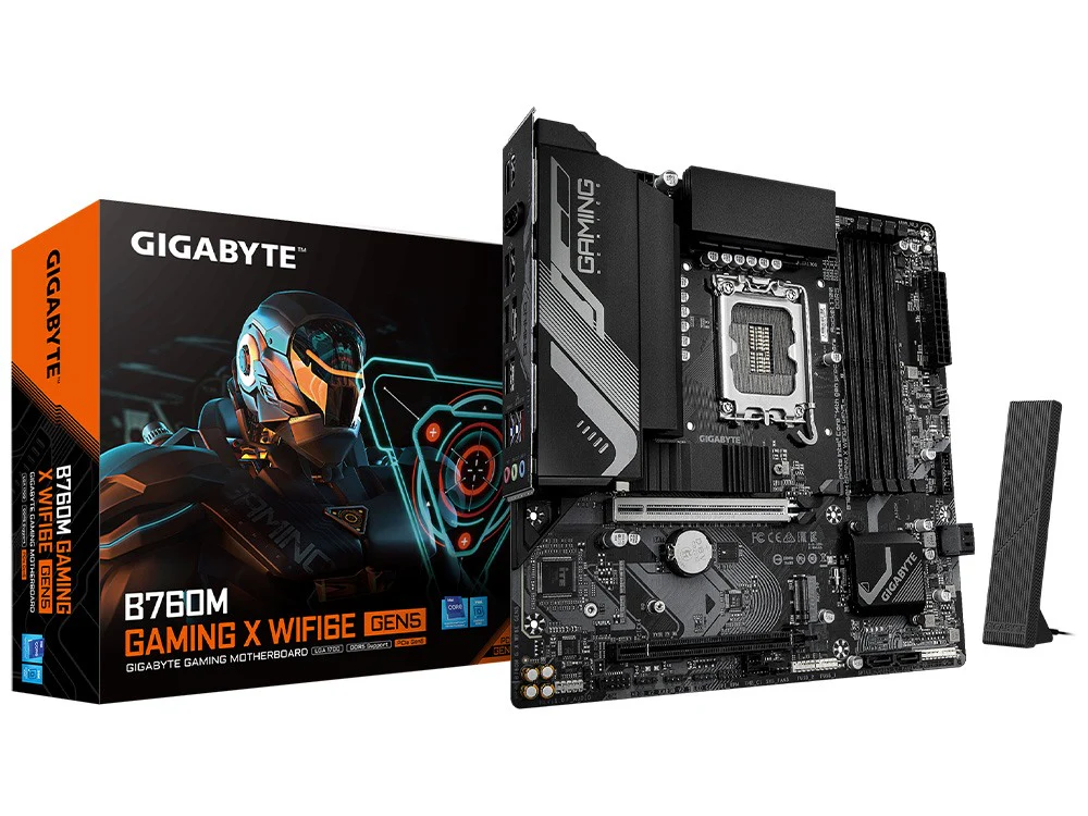 Gigabyte B760M GAMING X WIFI6E GEN5 LGA 1700 mATX Motherboard (B760M G X WF6E GEN5) - Image 4