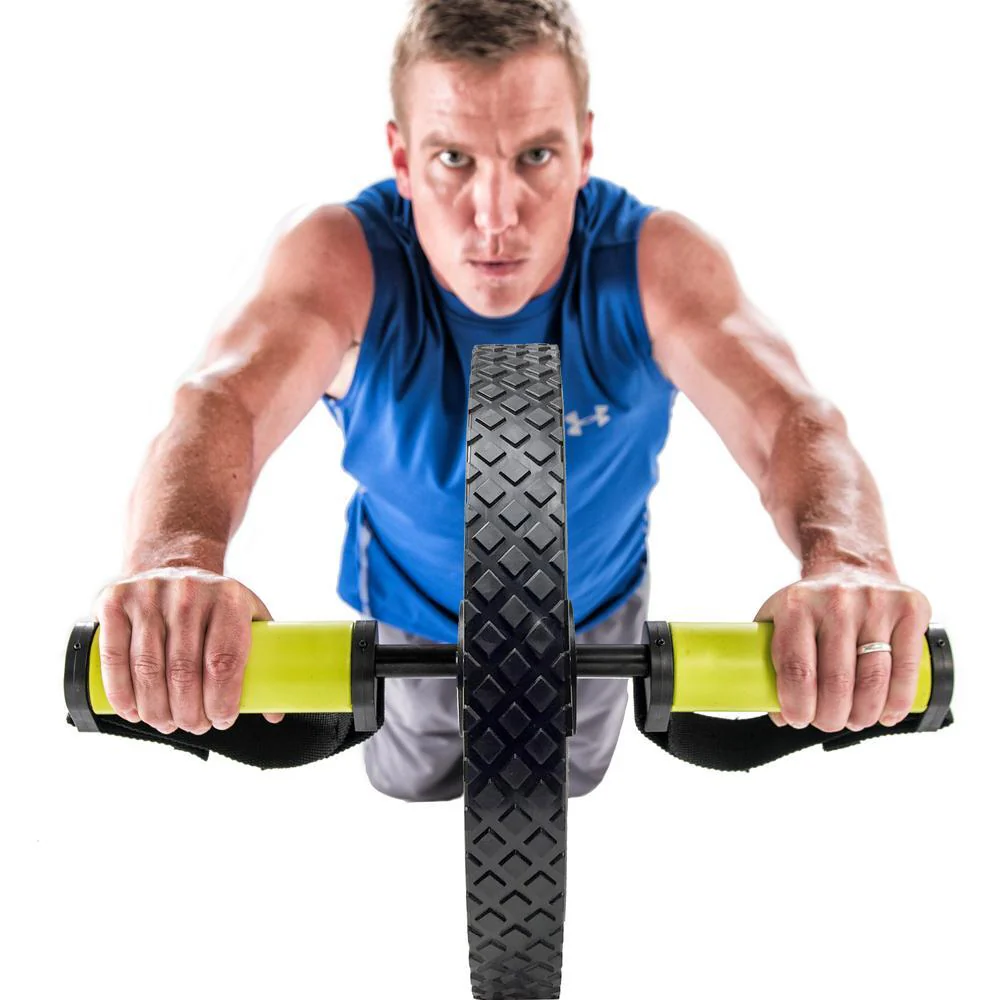 GoFit 38cm Slip Resistance Fitness Gym Ab/Core Training Exercise Roller Wheel - Image 2