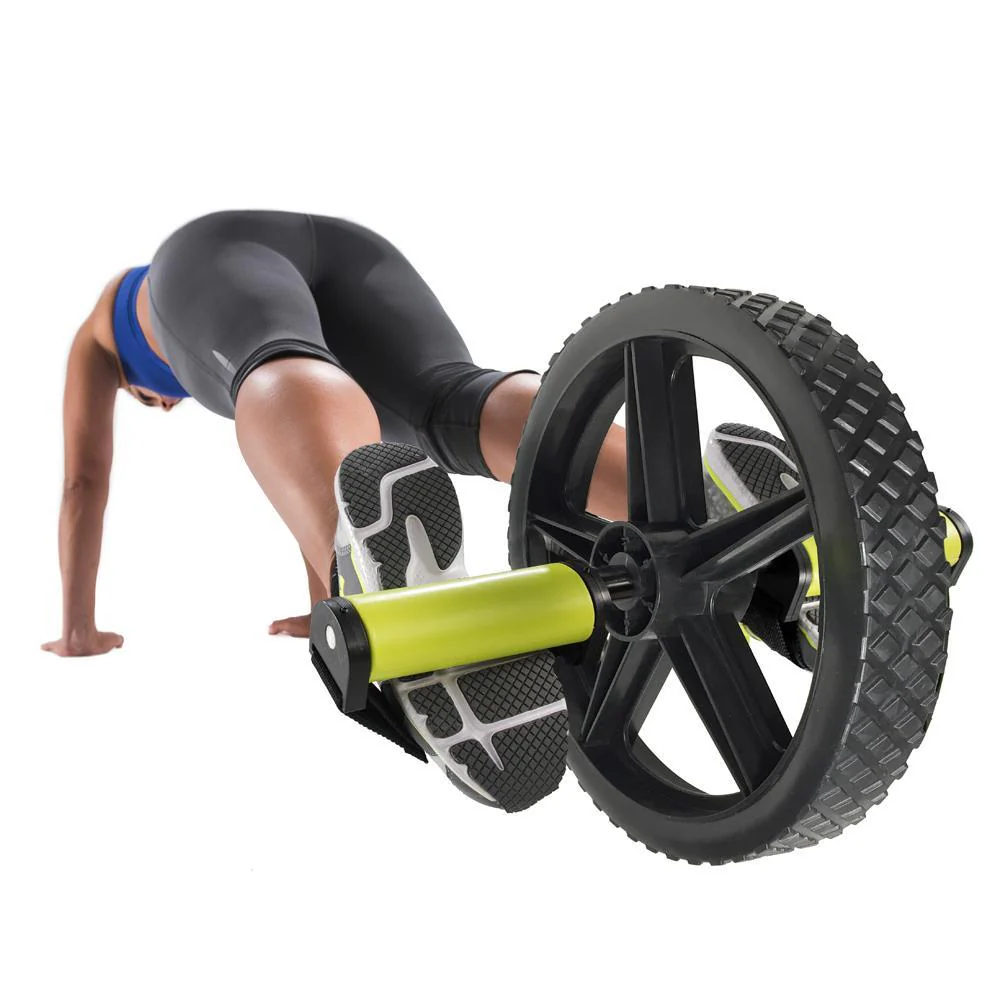 GoFit 38cm Slip Resistance Fitness Gym Ab/Core Training Exercise Roller Wheel - Image 4