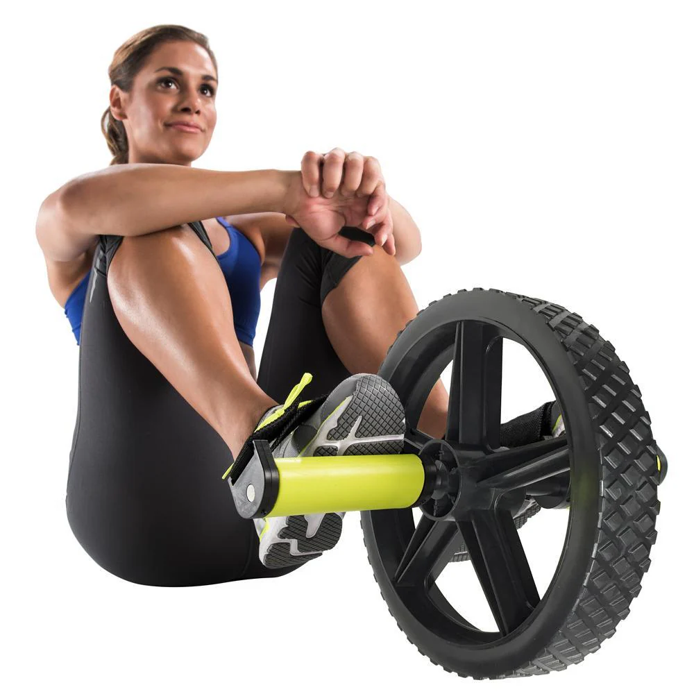 GoFit 38cm Slip Resistance Fitness Gym Ab/Core Training Exercise Roller Wheel - Image 5