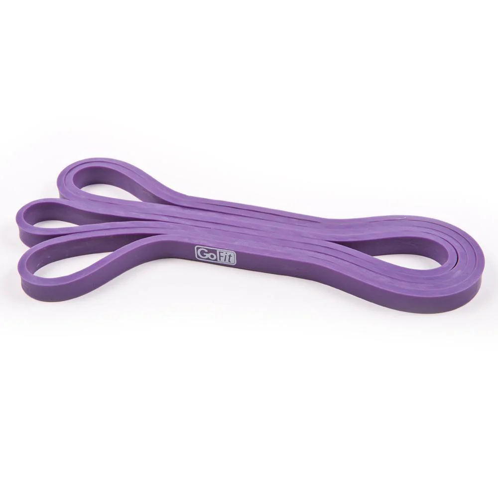 GoFit Hdr 203cm 20-35lbs/9-16kg Workout/Training Exercise Resistance Band Purple