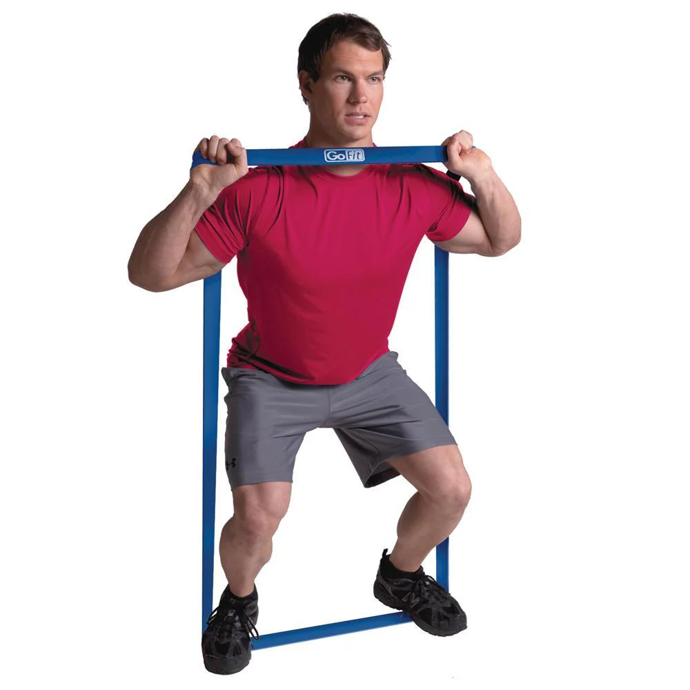 GoFit Hdr 203cm 20-35lbs/9-16kg Workout/Training Exercise Resistance Band Purple - Image 3