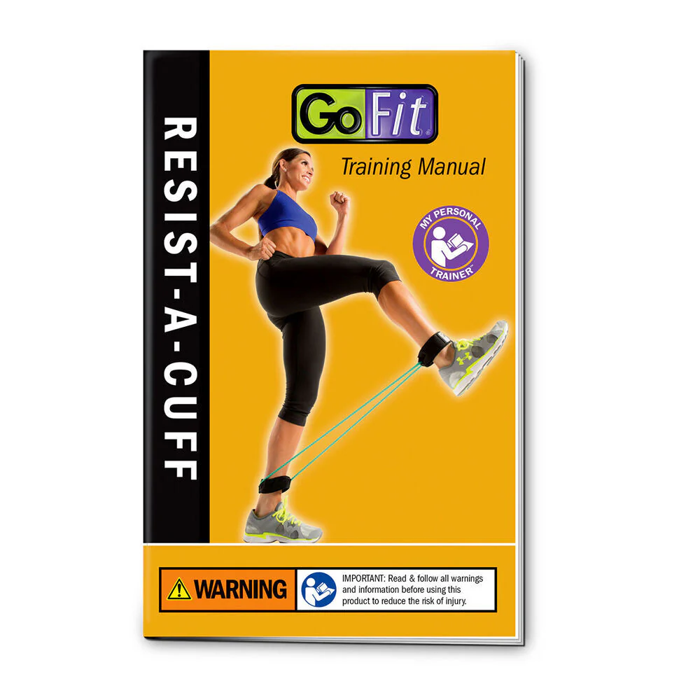 GoFit Resist-a-Cuffs Light to Medium Resistance Lower Body Training Green - Image 2