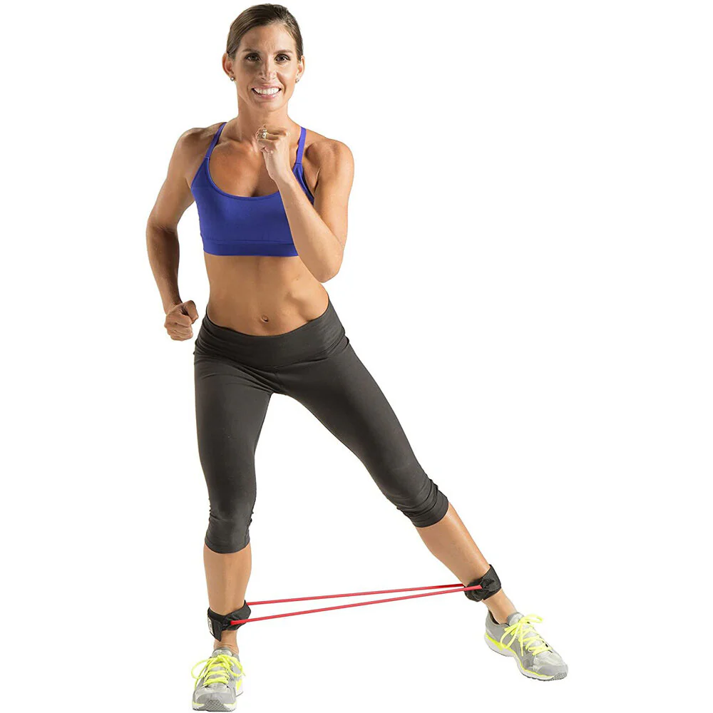 GoFit Resist-a-Cuffs Light to Medium Resistance Lower Body Training Green - Image 4