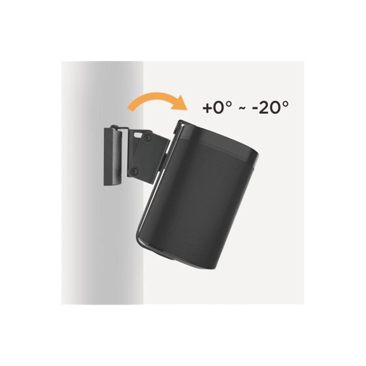 Goobay 2-Pieces Speaker Wall Mount Sonos One (Black) - Image 7