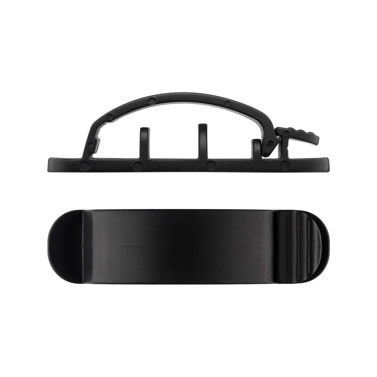 Goobay 3-Pieces 3-Slot Cable Management Clip Holder (Black) - Image 4