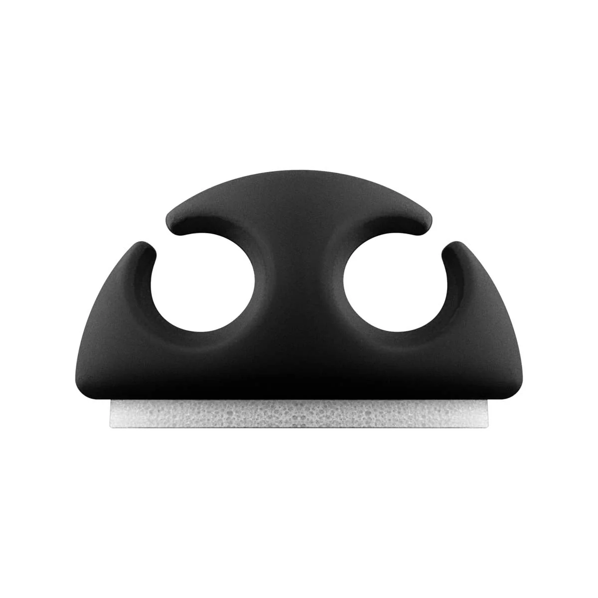 Goobay 6-Pieces 2-Slots Mini Cable Management Organiser (Black) - Image 4