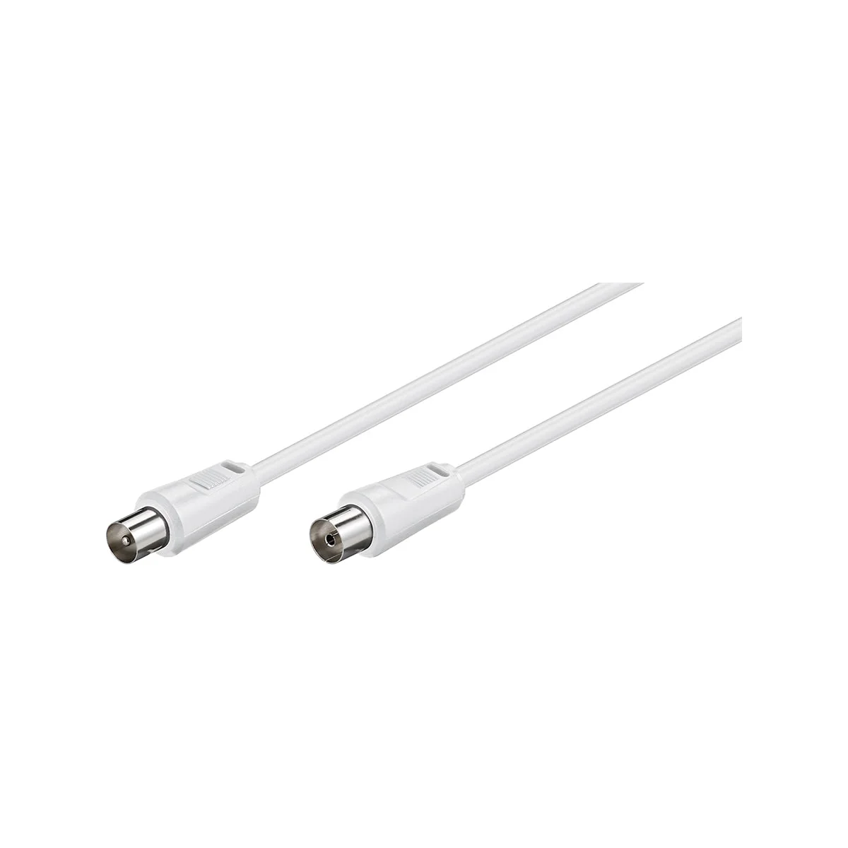 Goobay Antenna Cable (<70 dB) (M/F) 10M (White) - Image 2