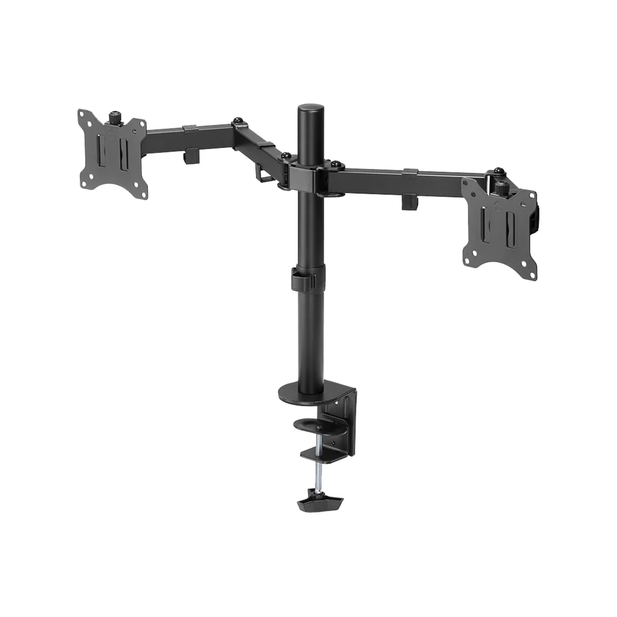 Goobay Dual Computer Monitor Desk Mount Flex 43-81cm (Black)