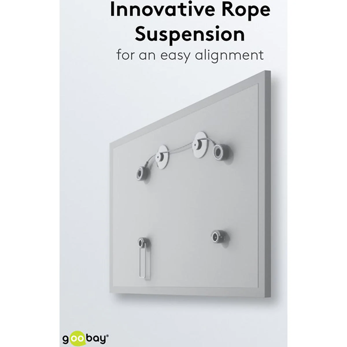 Goobay EasyMount Universal Wall Mount for 94-178cm TVs - Image 9