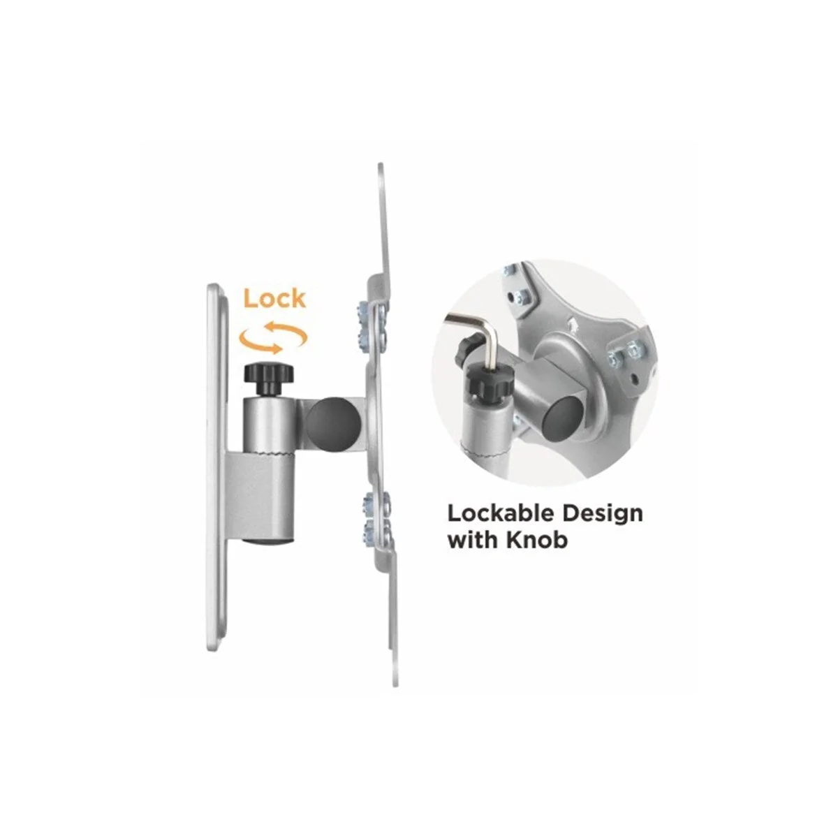 Goobay TV Wall Mount Caravan TILT (M) for 13-43" TVs - Image 2