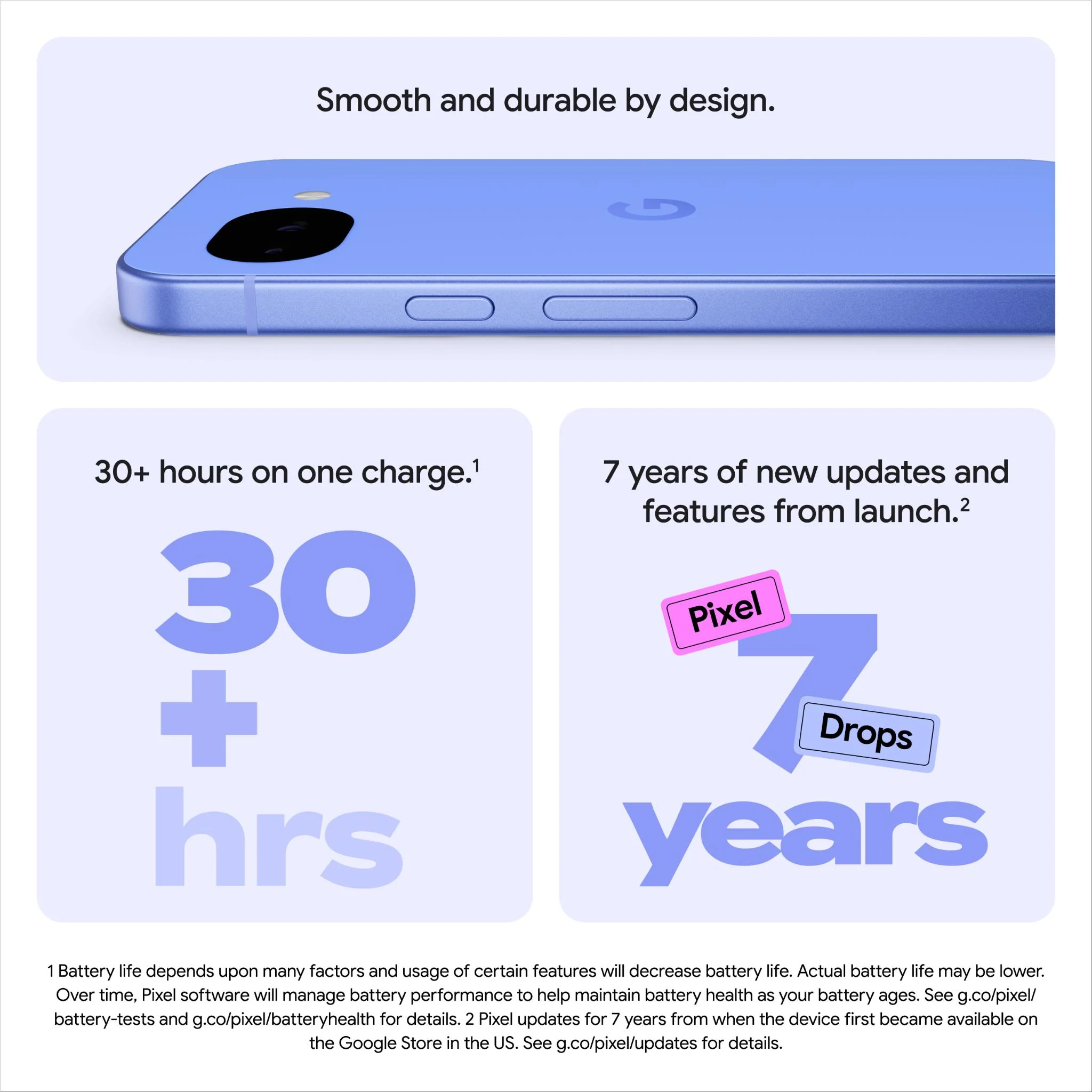 Google Pixel 10a 5G 128GB (Lavender) - Image 3