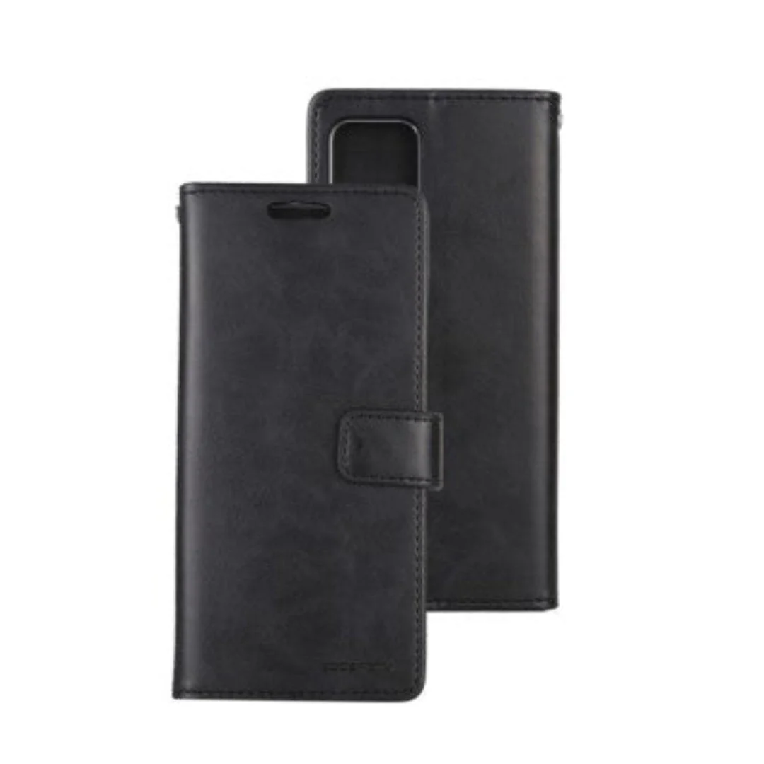 Goospery Bluemoon Diary Case for iPhone 16e with MagSafe (Black) - Image 4