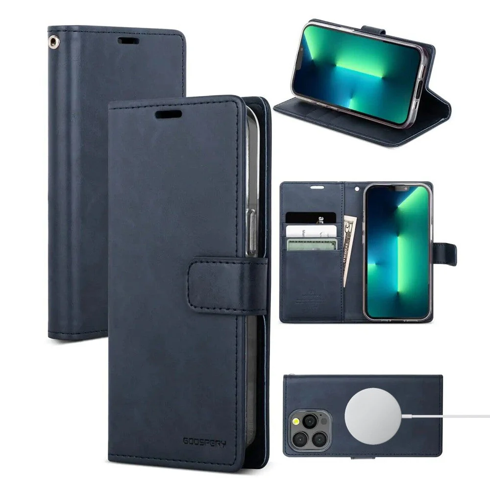 Goospery Bluemoon Diary Case for iPhone 16e with MagSafe (Brown) - Image 3